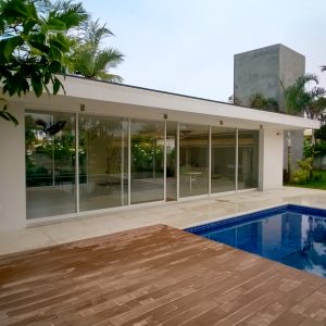 Porta de correr de 6 folhas da linha gold